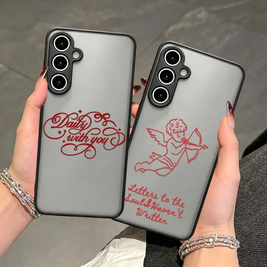 Case for Samsung Galaxy A54 A53 A52S A72 A17 A52 A56 A55 A14 A23 A35 A34 A36 A73 A33 A16 A15 Phone Cover Vintage Cute Design