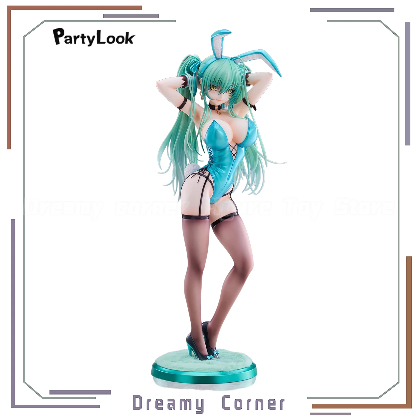 

【В наличии】Оригинальный PartyLook GREEN RABBIT GIRL 1/4, масштабные фигурки, коллекция игрушек, модель, украшения