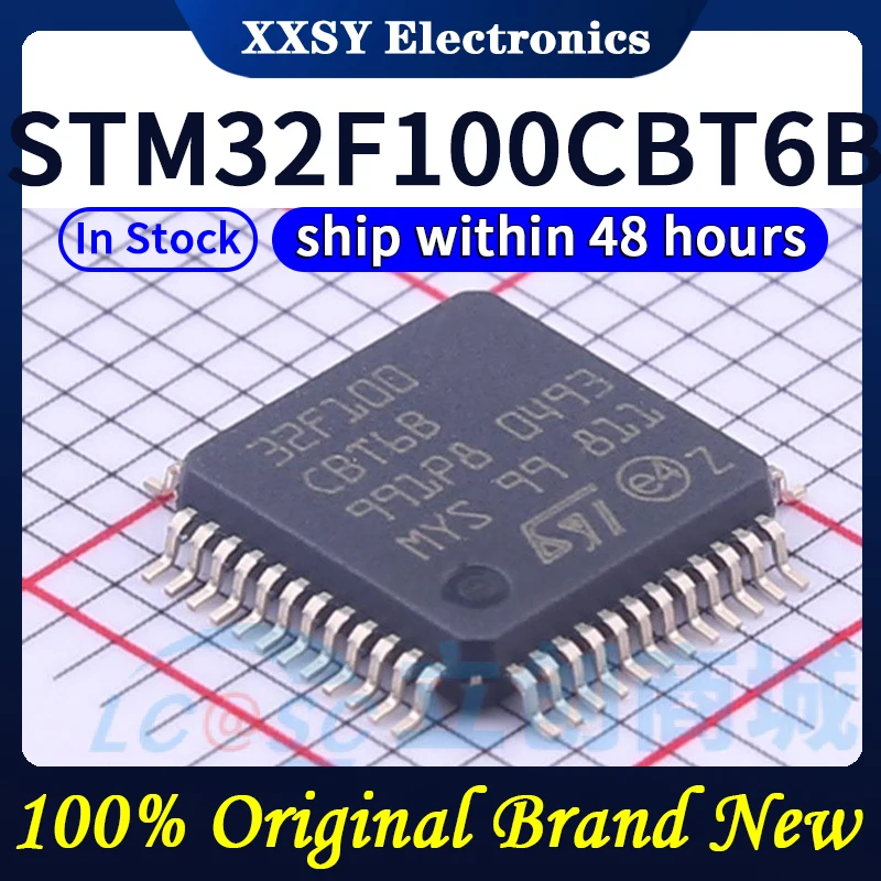 STM32F100C8T6B STM32F100C4T6B STM32F100C6T6B STM32F100CBT6B STM32F100R8T6B STM32F100RBT6B STM32F100RCT6B STM32F100VCT6B 100% NOWY