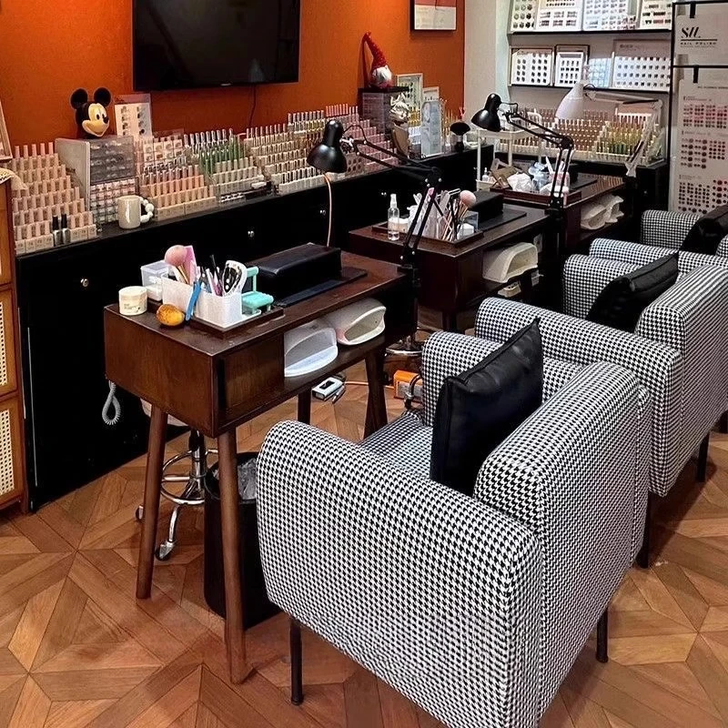 

Professional Hands Nail Desk Drawers Workstation Cosmetics Mesae Nail Desk Storage Organizer Tavolo Per Unghie Salon Furniture
