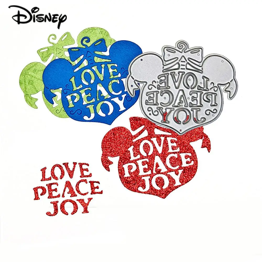 Рождественский колокольчик, любовь, мир, радость, вырезанные штампы, фотоальбом, карточка, ремесло, украшения для семьи, памятный фотоальбом, Декор