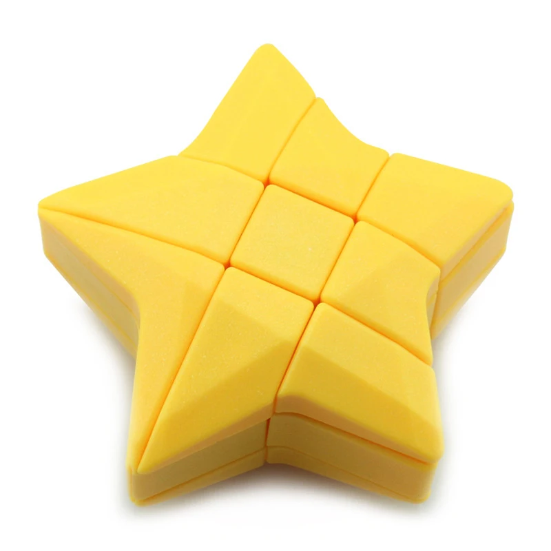 Kids Puzzle Toys Mini Cute Stars Love Heart Three-order Magic Cube Toy Models Children Adult Stress Relief Toys Desktop Ornament