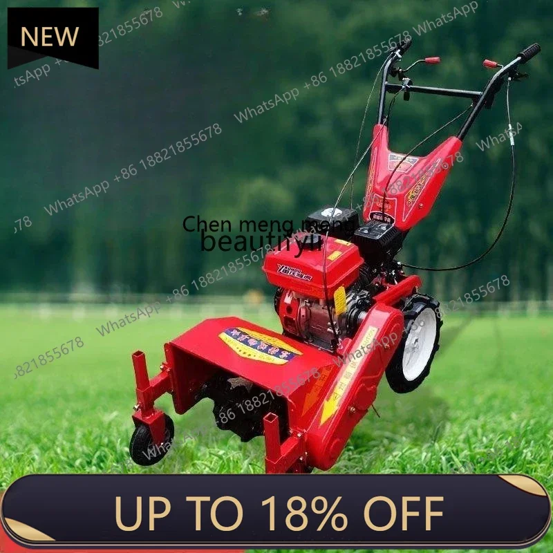 

FF AY lawn mower four-wheel drive self-propelled multi-functional soil lifting micro-tiller ditching grass crushing