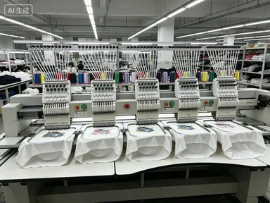 High Speed 8 Head Computerized Embroidery Machine Industrial A18-C System For Industrial Use