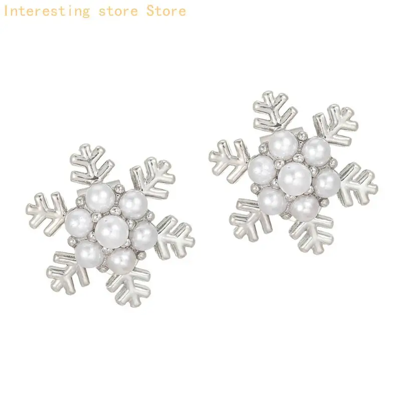 Schneeflocken-Ohrhaken-Charm-Ohrclip für Freeclip 1/2 Zubehör für den täglichen Look 55KC – Detail 10