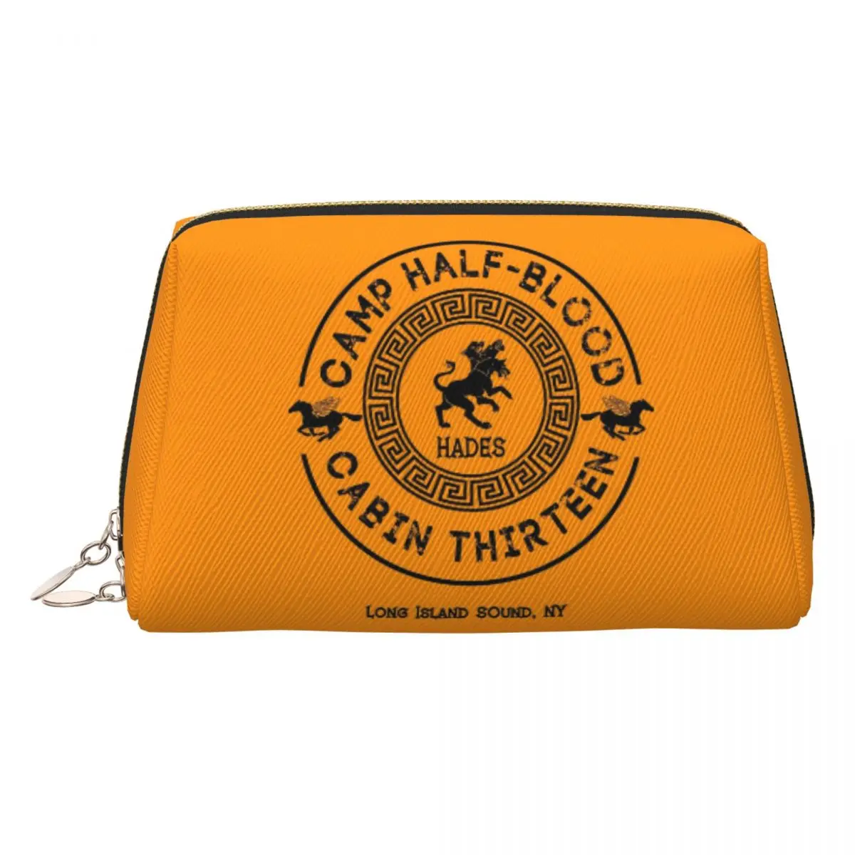 Cabin Thirteen - Hades - Percy Jackson - Camp Half-Blood Women Cosmetic Bag Travel Makeup Organizer Pouch Toiletry Storage