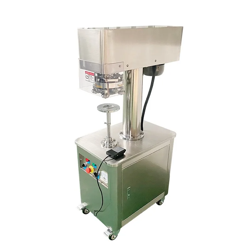 Semi-automatic can sealing, tinplate can sealing, aluminum can sealing