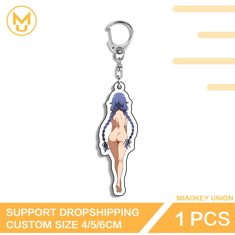 Fantastic Roxy Migurdia Bikini Big Ass Keyring Personality Enthusiastic Costumes Jewelry Creative Personality Amusing Props