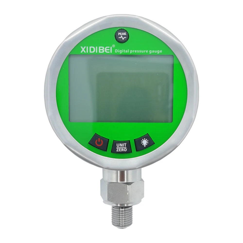 Medidor de Pressão Hidráulica Digital Difusão de Núcleo de Silicone Medidor de Teste Óleo de Água de Gás Durável 0250bar 600bar 1000bar Npt1 g1 4