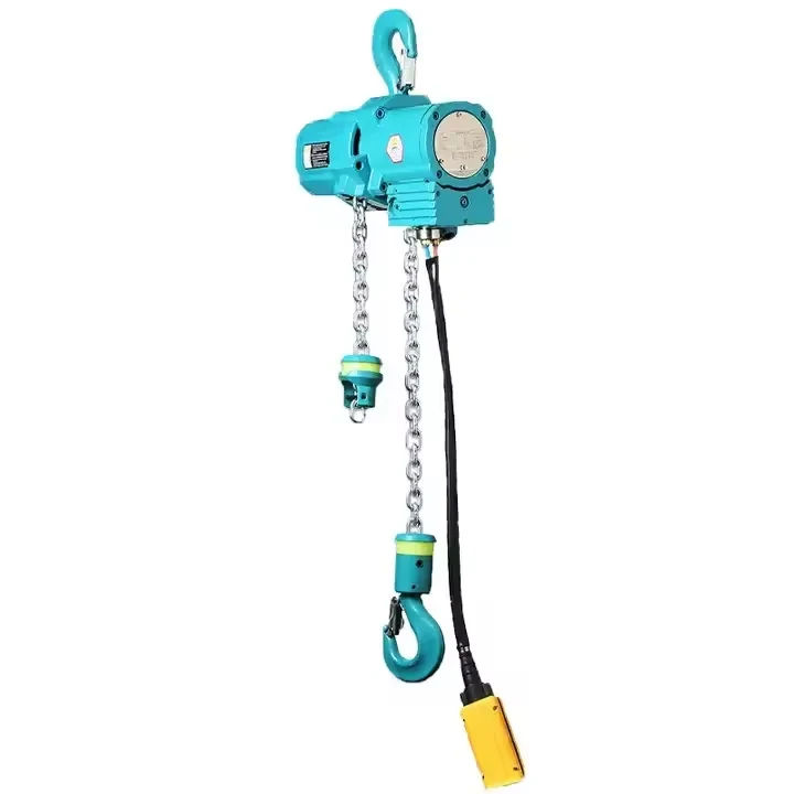 Air Chain Hoist 0.25 Ton G80 Chain Lifting Height 3 Meters Pneumatic Hoist