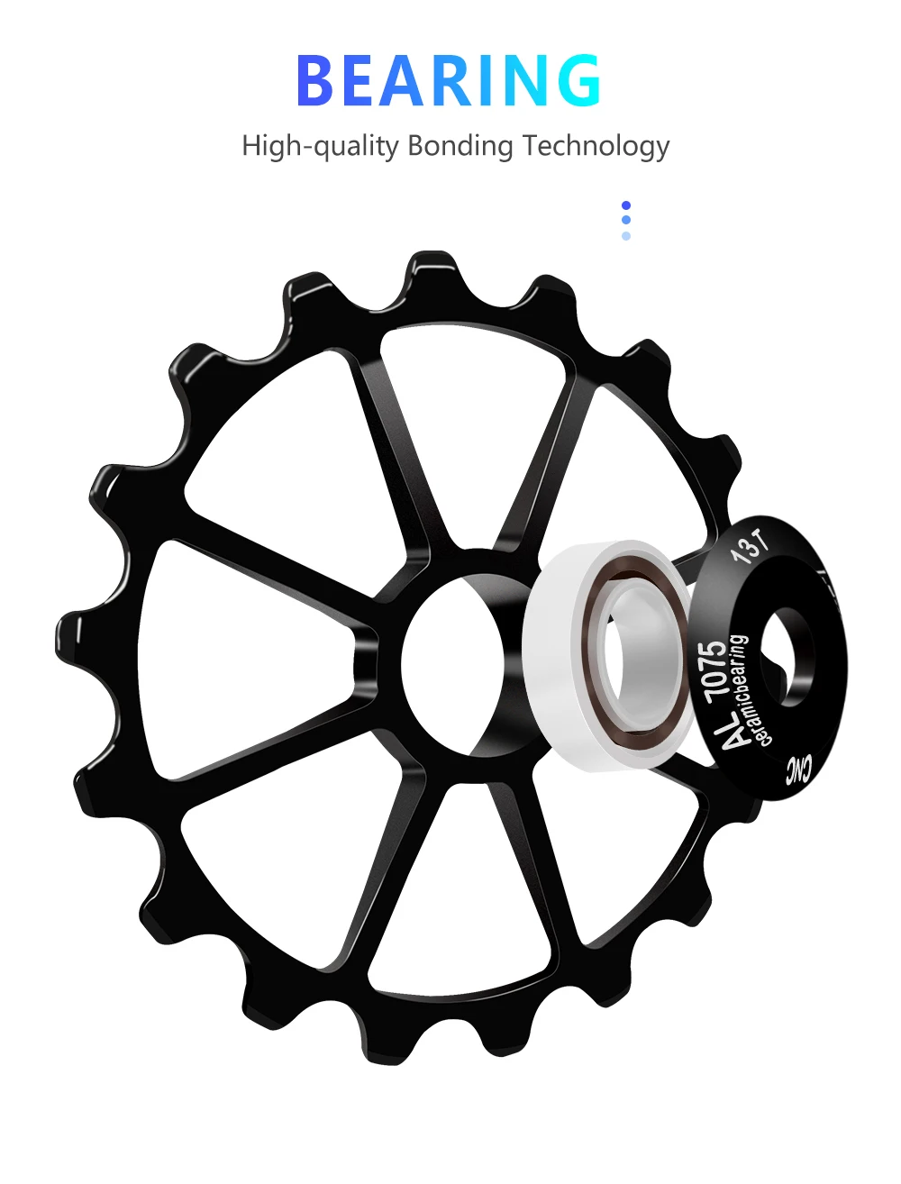 LTWOO UT Fahrrad Keramik Lager Carbon Faser Jockey Pulley Rad Set Schaltwerke Guide Für 105 5800 6800 Ultegra DURA ACE – Detail 8