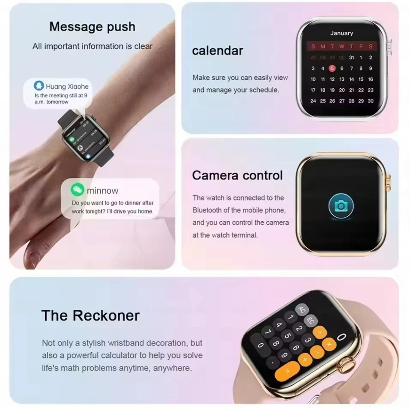 2025 NEW Smart Watch IW10 Wireless Charging Smartwatch Bluetooth Calls Men Women Watches Fitness Bracelet Custom Watch Face