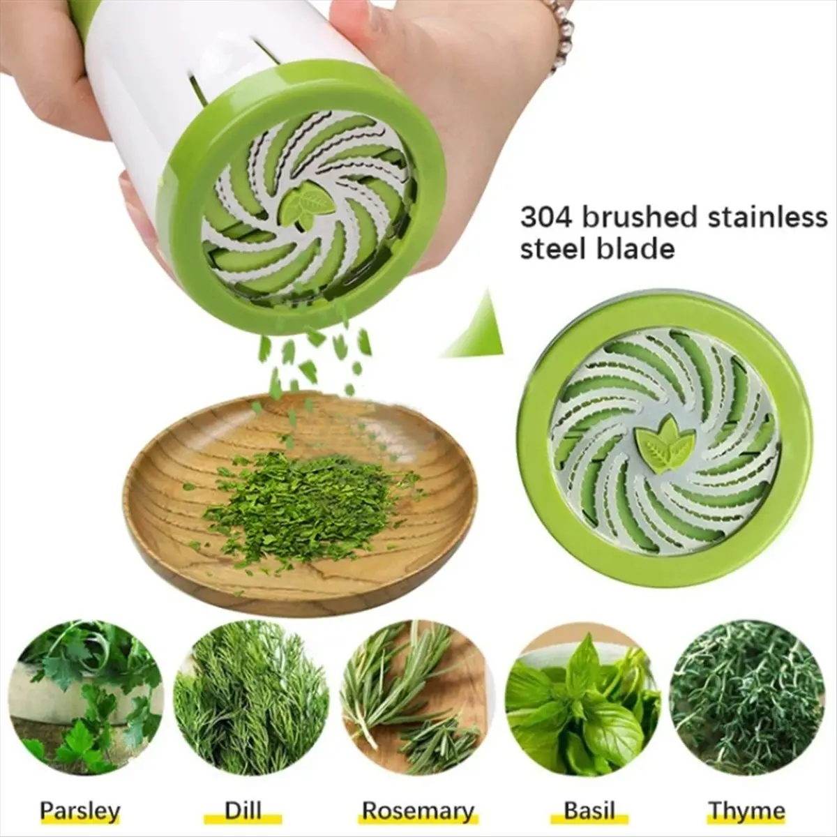 ABZT Salad Vegetables Garlic Coriander Spice Chopper Vegetable Cutter Fruit and Vegetable Slicer Grinder Grater Kitchen Tool