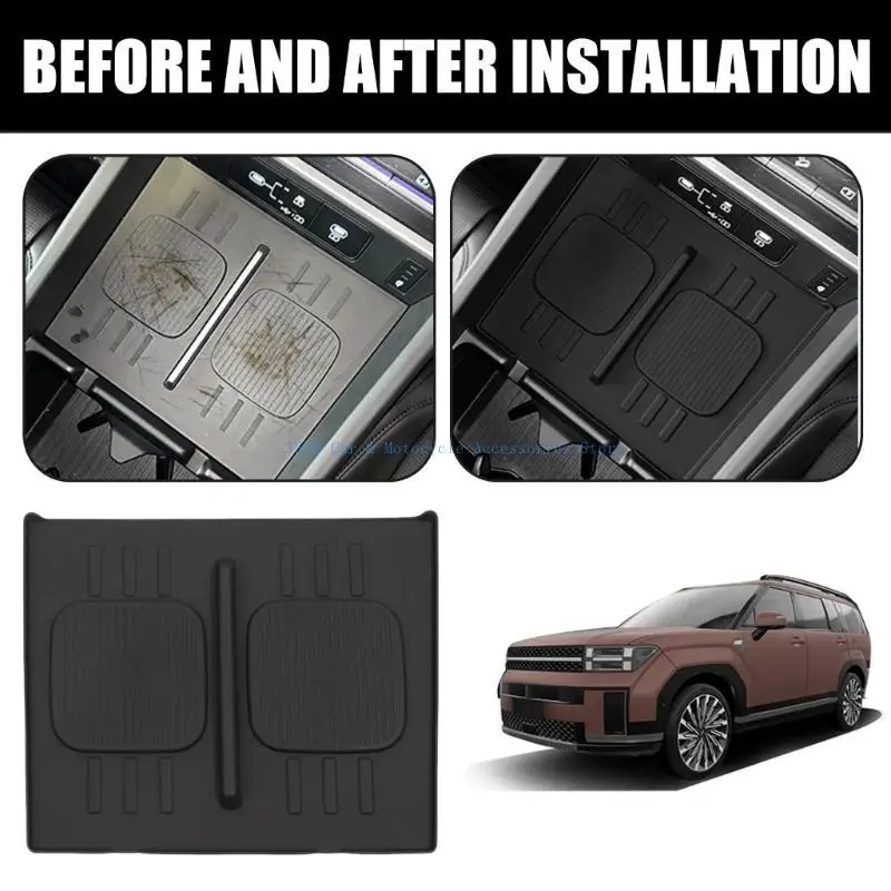 L5BC Efficient Wireless Charging with Silicone Mat Not Slip Silicone Pad for Vehicles