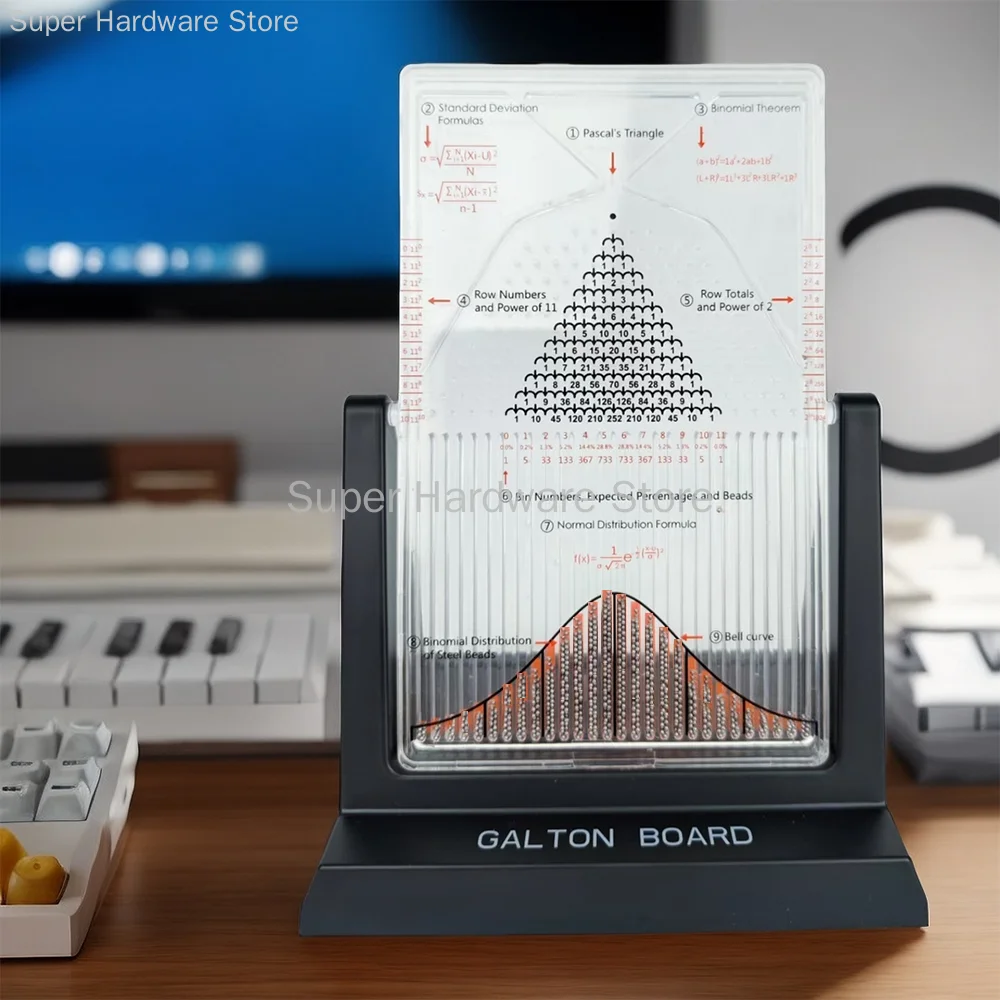 Galton Board, a Scientific Desktop Ornament with a Normal Distribution Model, Is a Teaching Instrument for Decompression Predict