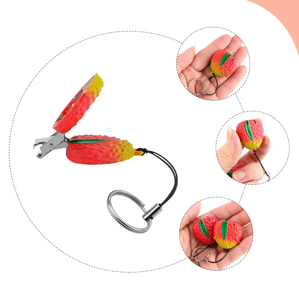 

Creative Fruit Shape Stainless Steel Nail Clipper for Fingernail Toenail Trimming Portable Cute Small Nail Clippers Household