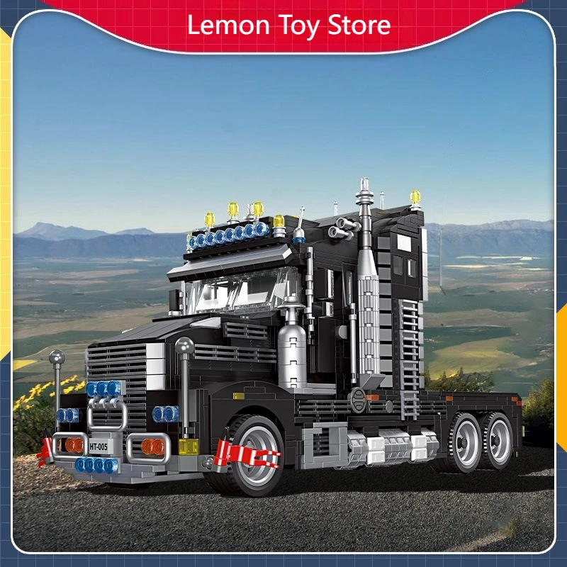 

JIE-STAR 92005 Модель тяжелых грузовиков, строительные блоки, детские развивающие игрушки для творческого и познавательного развития