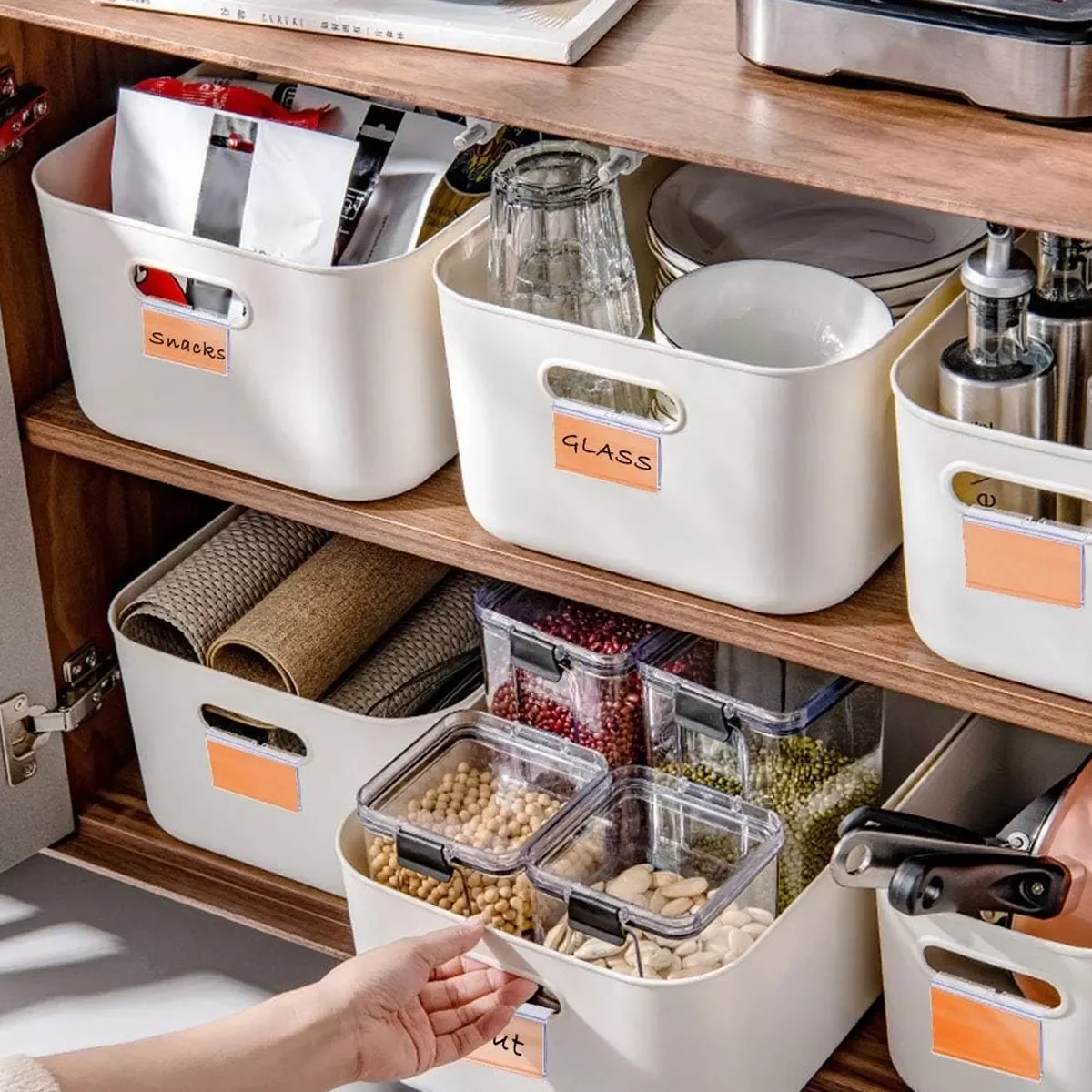 البلاستيك البلاستيكية الرف شرائط البيانات حامل قصاصة سعر البضائع المتحدث تسجيل التسمية عرض لاصق الظهر 20 قطعة مع كرتون