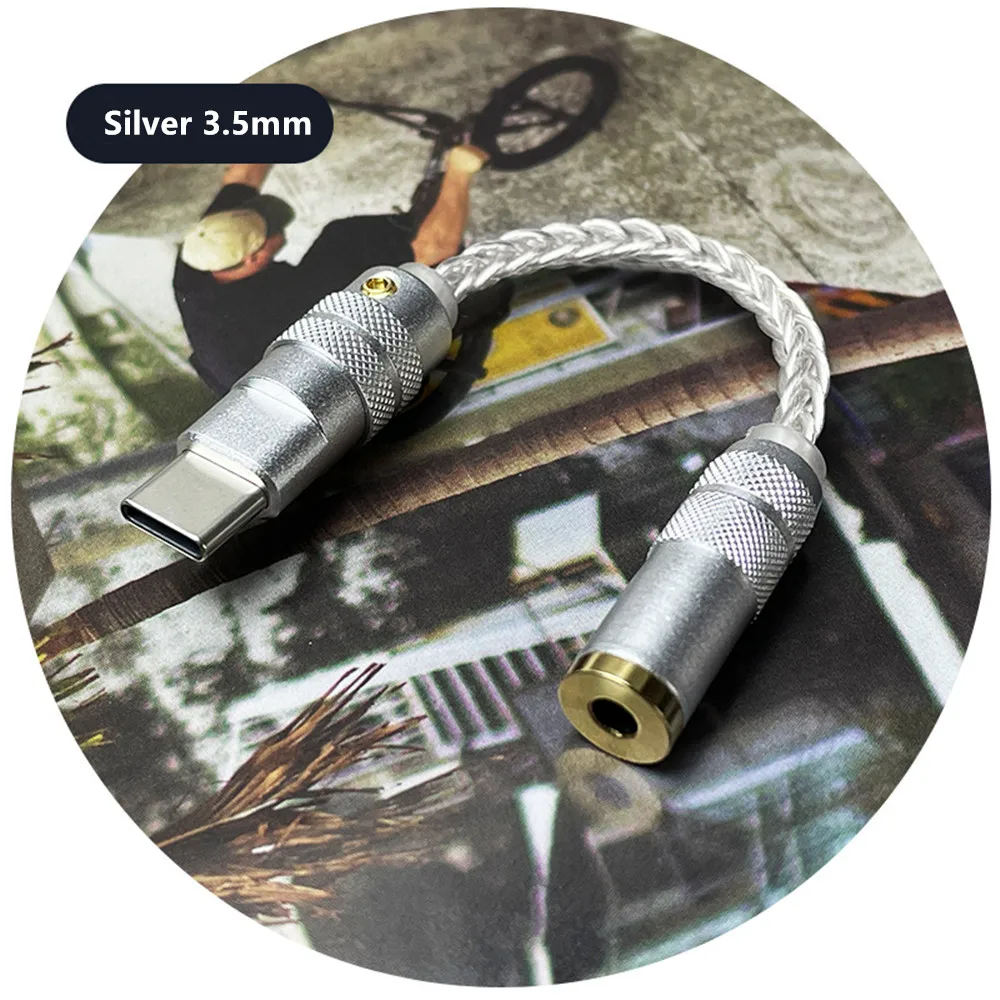 RealTek ALC5686 نوع C إلى 3.5 مللي متر 2.5 مللي متر 4.4 مللي متر DAC مضخم ضوت سماعات الأذن USB C محلل شفرة الصوت أمبير محول لنظام أندرويد ويندوز هواوي