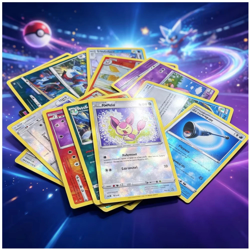 10pcs Poke Mon Cards Scarlet & Violet Prismatic Evolutions 151Booster Box 36 Packs Rare Holo TCG Eevee Collectible Trading Cards view 3