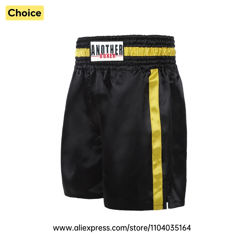 Boxershorts Schnelltrocknend Satin Muay Thai Kampfshorts Herren Kampfsport MMA Englische Boxen Kickboxen Sparring Wettkampfshorts