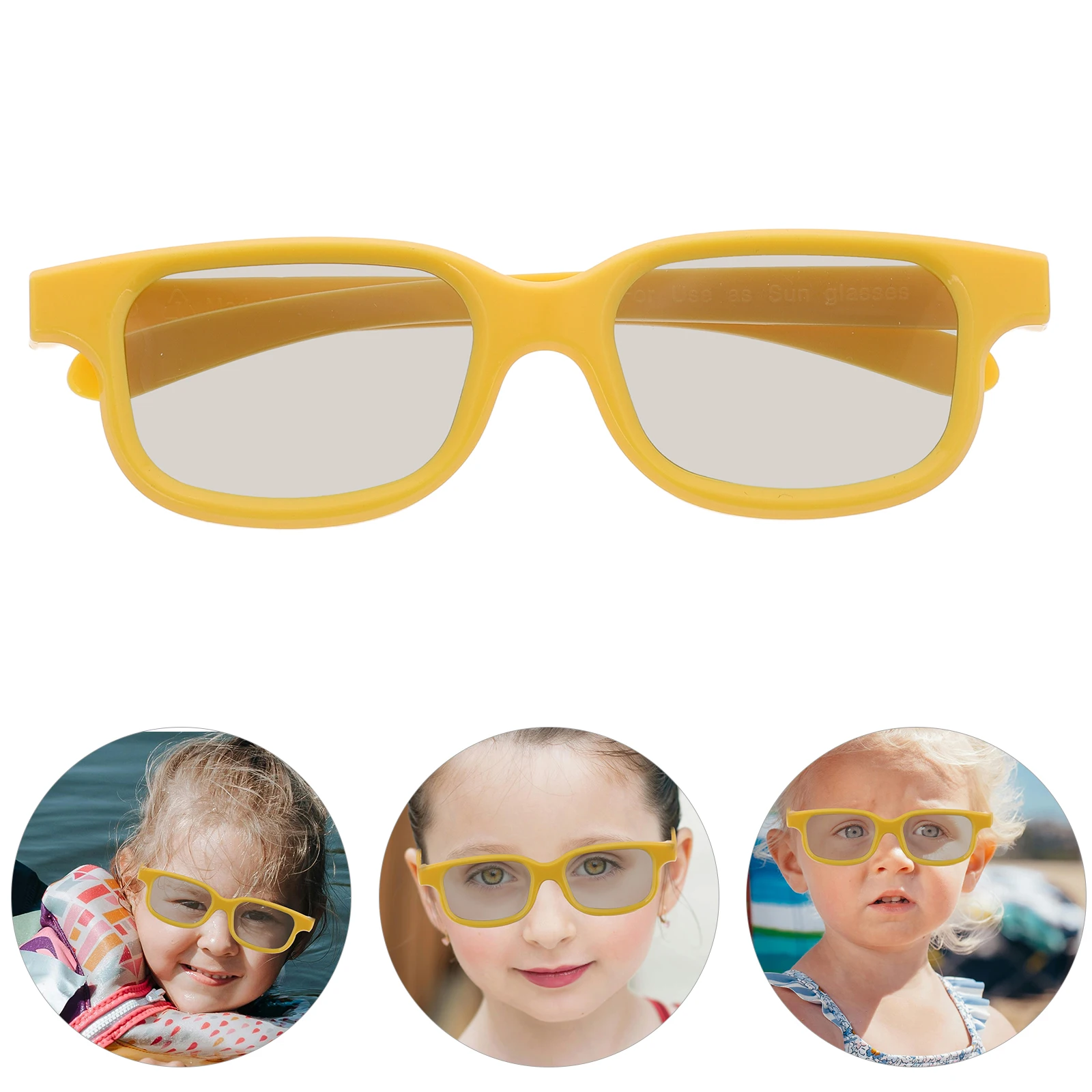 

6Pcs Kids 3D Glasses Cinema Theater Plastic Lightweight 3D Movie Viewing Eyewear for Home School Gaming