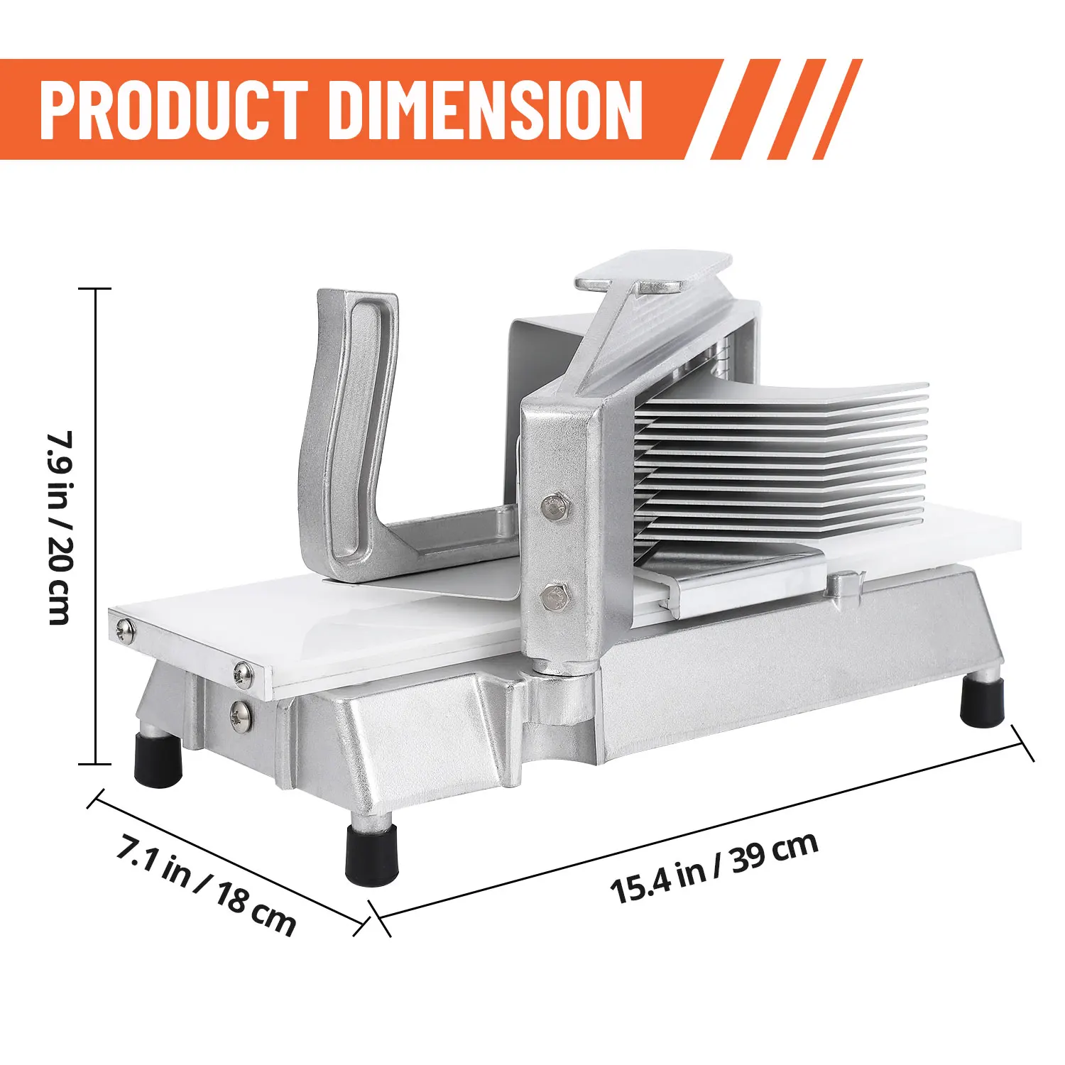 トマトスライサー、3/8インチトマトカッター野菜スライサー、レストランや家庭用ステンレス製