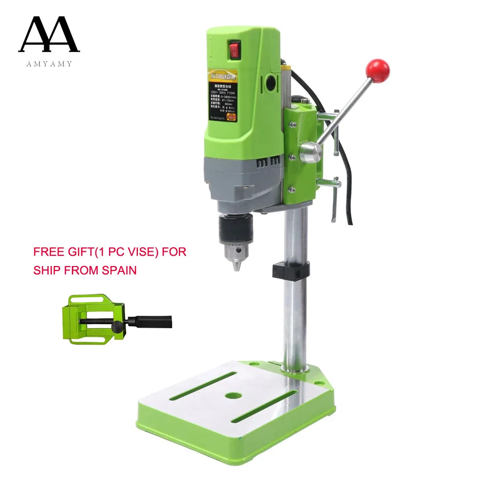Amyamy Mini Máquina de Perfuração 220v ac Furadeira para Casa 710w Elétrica Broca Ferramentas Elétricas Broca Plug ue 5156e