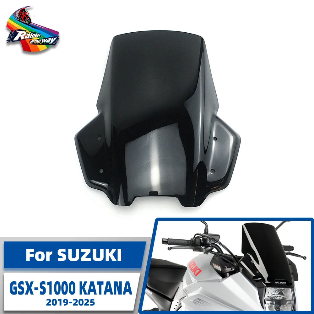 

Motorcycle Accessories Windshield Windscreen Aluminum Wind Shield Deflectore For SUZUKI KATANA GSXS1000 2019 2020 2021 gxsx1000