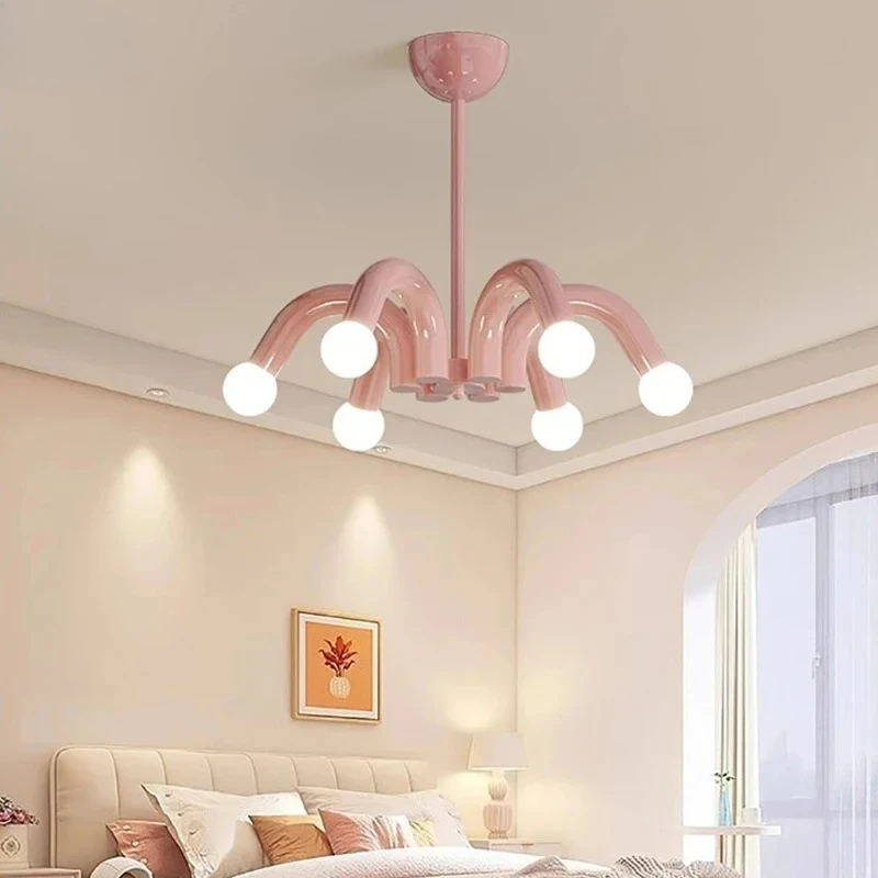 Danish Designer Creative Magic Bean LED Pendant Lamps Restaurant Bedroom Boy Girl Children Room Chandelier Art Home Lights Decor