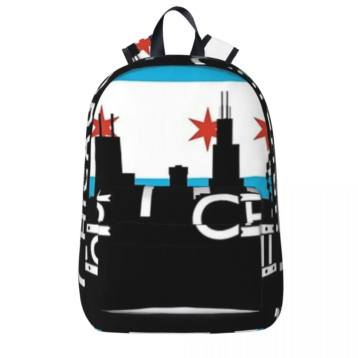 Chicago Woman Backpacks Boys Girls Bookbag Casual Students School Bags Portability Travel Rucksack Shoulder Bag