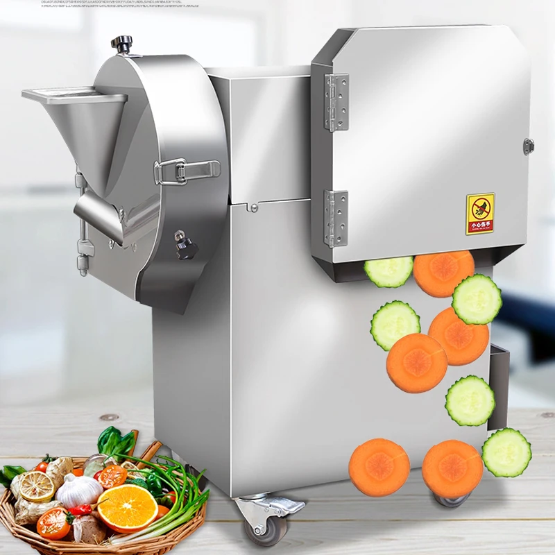 

Commercial Vegetables Cutting Machine Electric Onion Slicer Machine Ginger Cutter Fruit Vegetable Dicing Machine