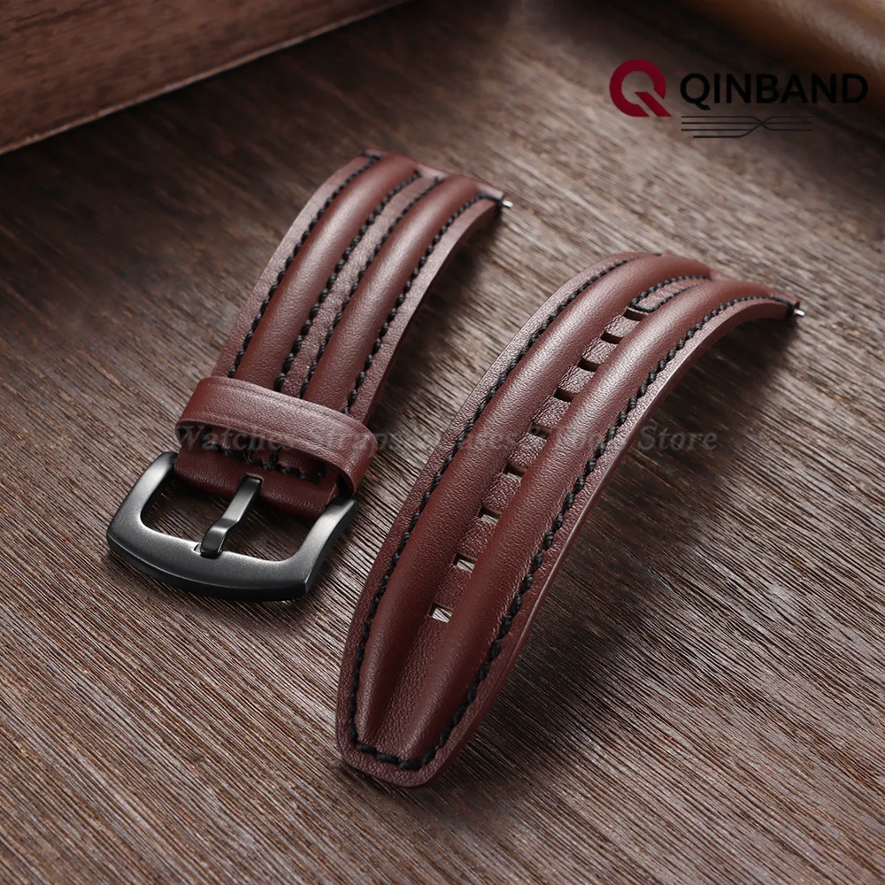 Vintage-Armband aus echtem Rindsleder für Seiko-Uhrenarmband, 20 mm, 22 mm, 24 mm, für Omega, Schnellverschluss, universelle Armbänder für Herren und Damen – Detail 12