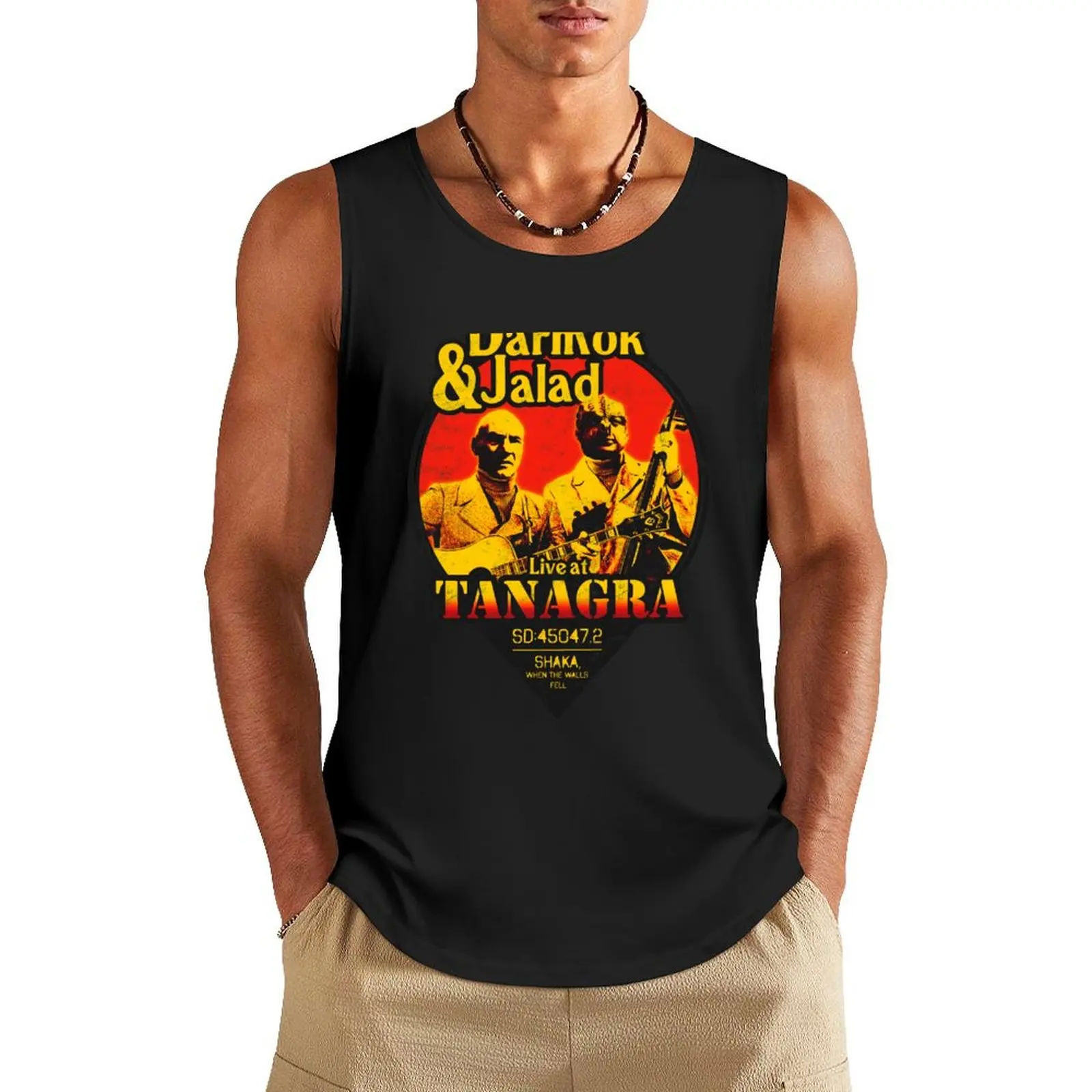 Darmok and Jalad at Tanagra Tank Top mens clothing bodybuilding t-shirt fitness bodybuilding