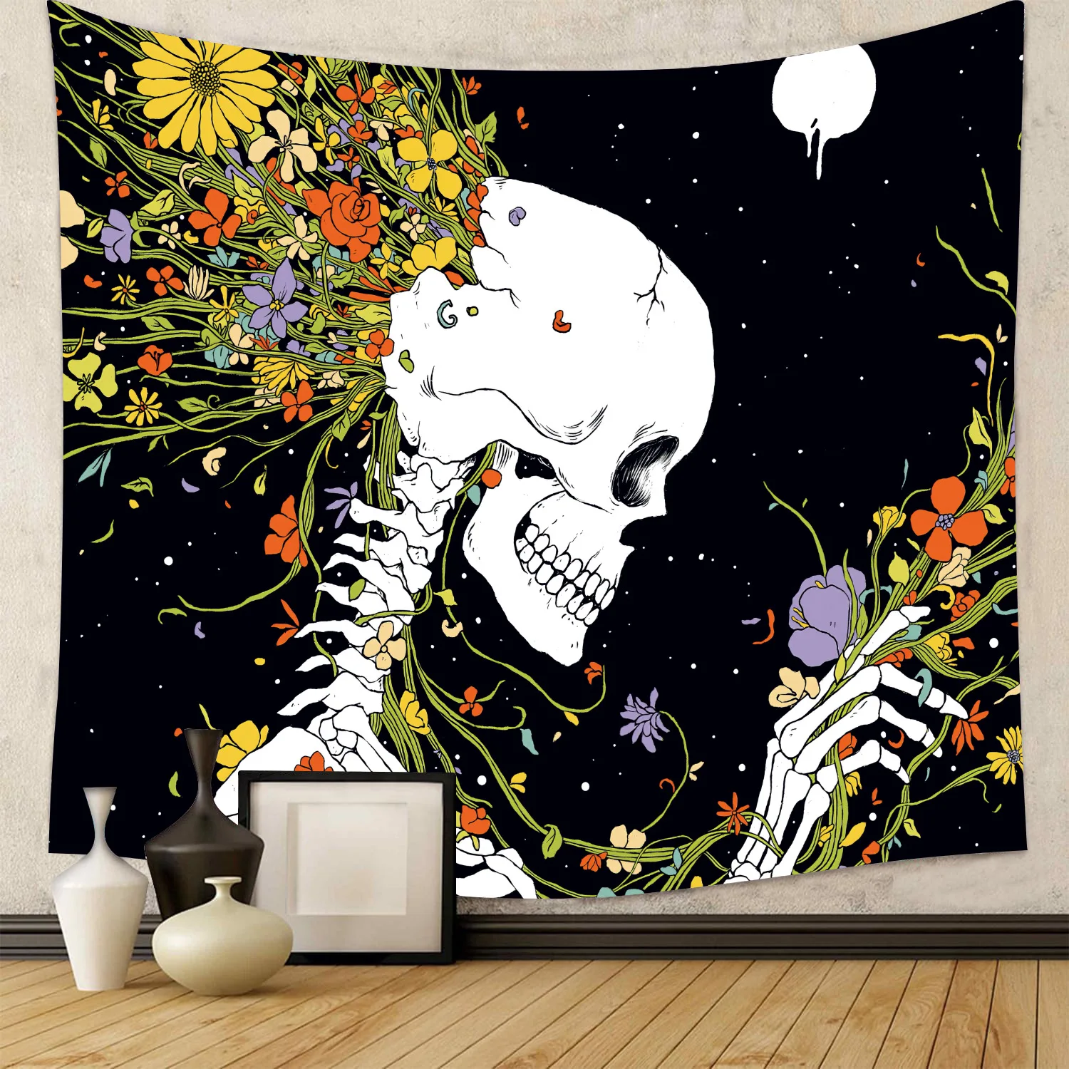 

Various Styles of Creative Tapestries, Forest Tree Sunset Natural Scenery Tapestry,Artistic Room Decoration Background Wallpaper