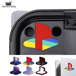 DATA FROG Custom Vinyl Decal Skins For PS5 Console Logo Underlay Sticker For PS5 Console Disc Version & Digital Version 2023