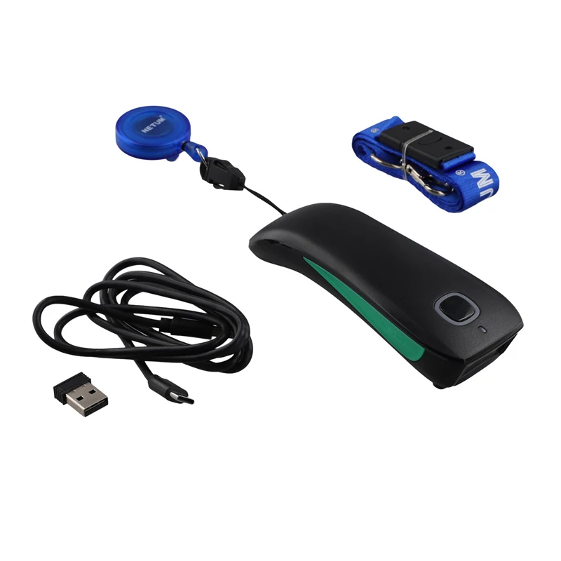 C740 Bluetooth Wireless 1D Barcode Scanner Pocket QR Bar Code Reader CODE128 for Tobacco Garment Mobile Payment-A28R