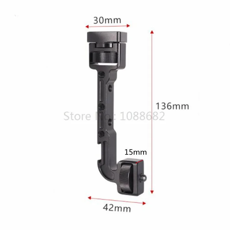 Suporte giratório de extensão para dji ronin s sc rsc2 estabilizador cardan monitor suporte led luz vídeo braço mágico estender sapato frio