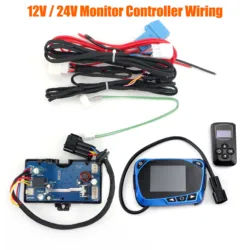 12V 24V 2KW 3KW 5KW 8KW podgrzewacz powietrza na olej napędowy Monitor LCD Panel sterowania przełącznikiem zdalnej płyty głównej do samochodu ciężarowego kamper