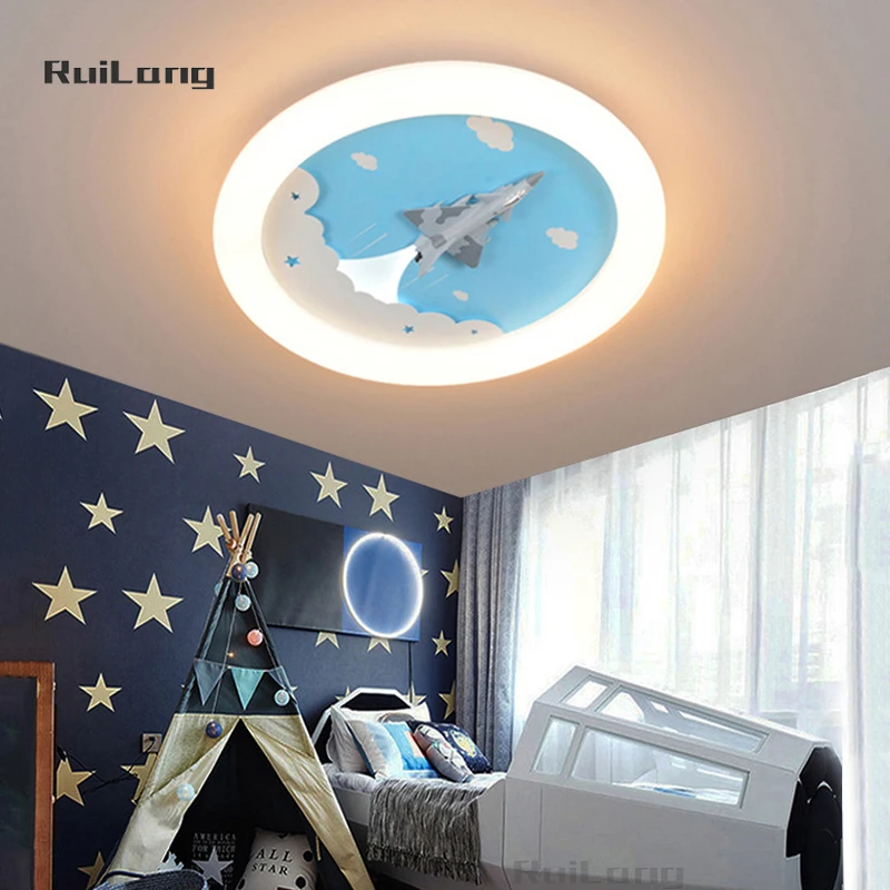 

Kids Room Ceiling Light Rocket Airplane Cloud Lamp Ceiling Chandelier for Children Nursery Baby Boys Bedroom Decor Plafondlamp