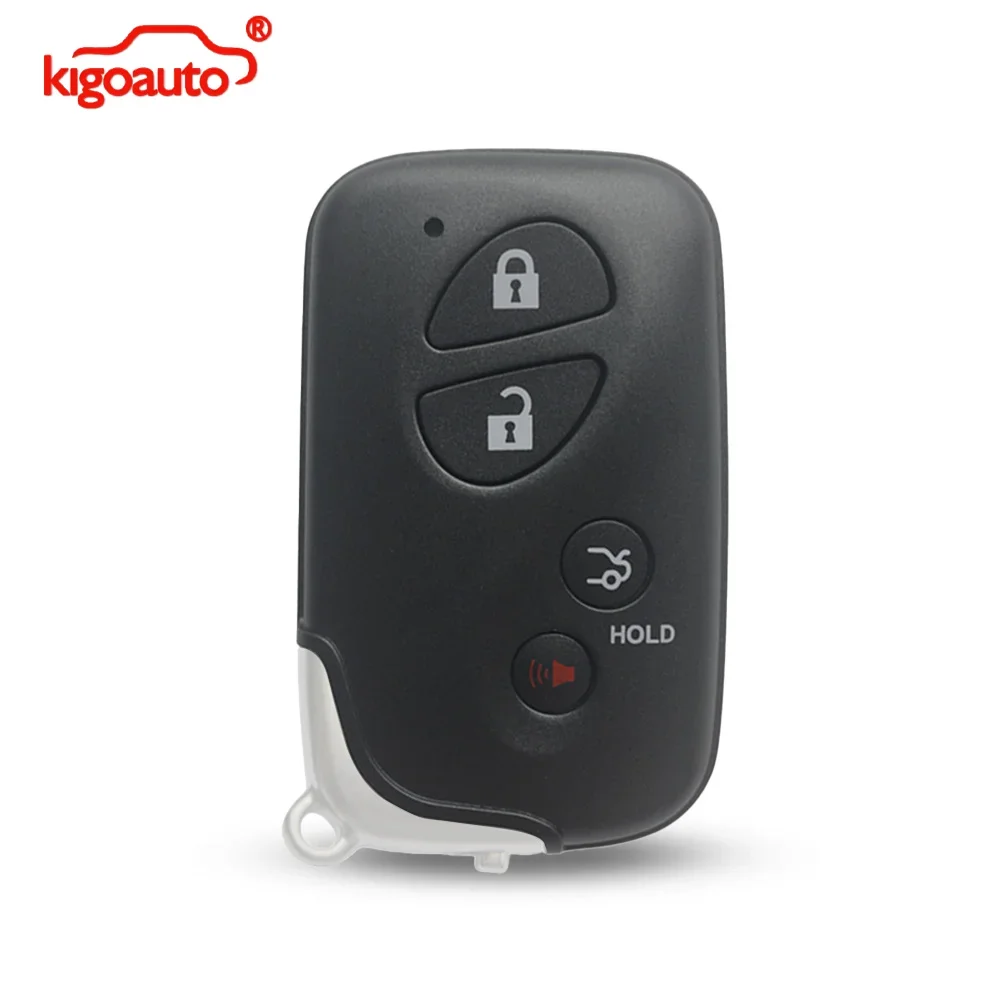 kigoauto Smart key case 3 button with panic for Lexus GX460 LX570 RX350 2008 - 2013 FCC HYQ14ACX