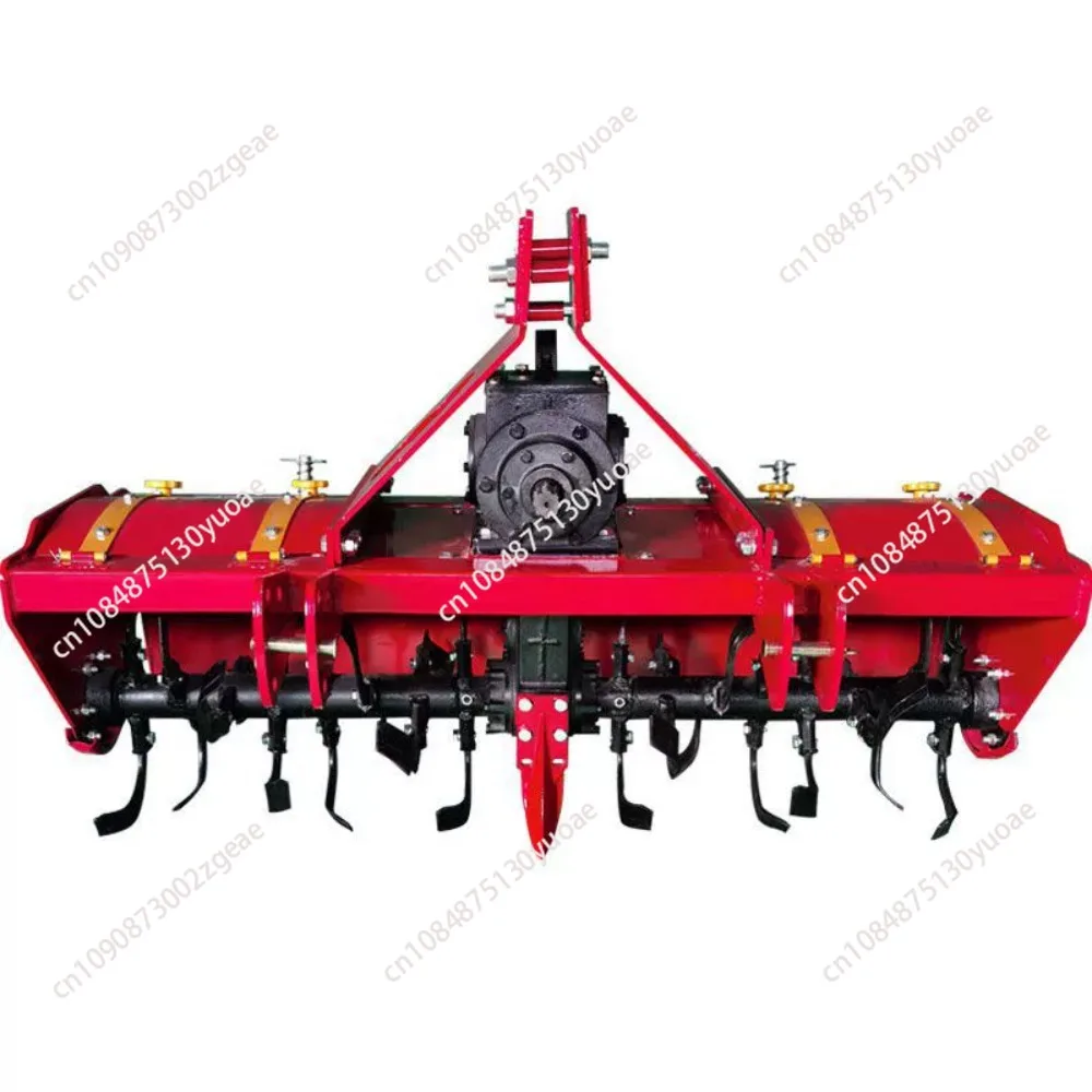 Rotary tiller Agricultural large four-wheel tractor Agricultural raking equipment New type of plough crushing and soil turning