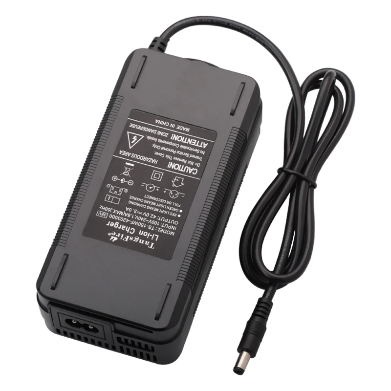 Output 42V 3A 18650 Li-ion Battery Charger 10Series For 36V Scooter Polymer Lithium Battery Charger DC High Quality Connector