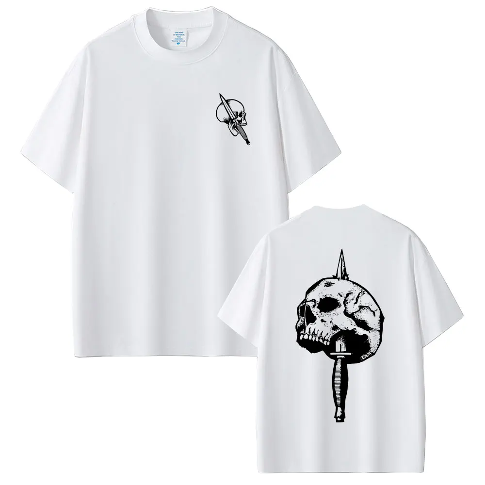 Forward Observations Group Battle T Shirt Funny Harajuku Skeleton T-shirts Summer Men Women Fashion Oversized Crewneck Tshirt