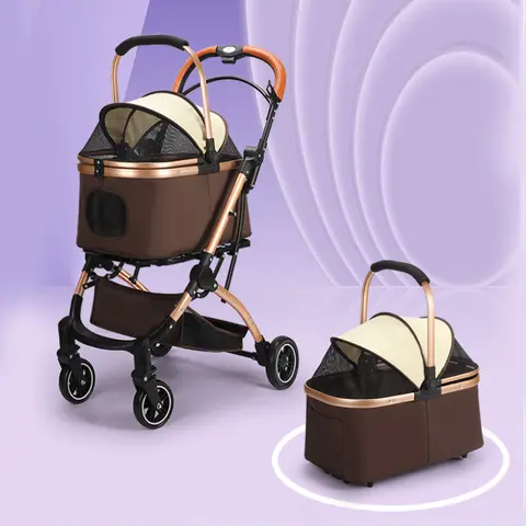 Foldable and Lightweight Pet Cart for Dogs Cats Small Dogs and Teddy Handcart That Can Be Separated Pet Products Foldable and Lightweight Pet Cart for Dogs Cats Small Dogs and Teddy Handcart That Can Be Separated Pet Products