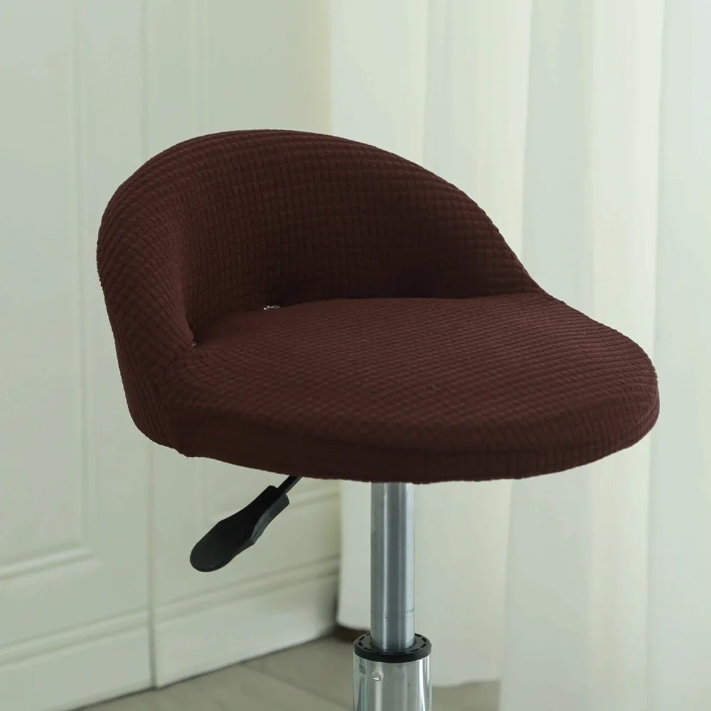 Elastic Bar Chair Cover Integrated Thickened High Stool Cover Washable Removable Dining Chair Cover