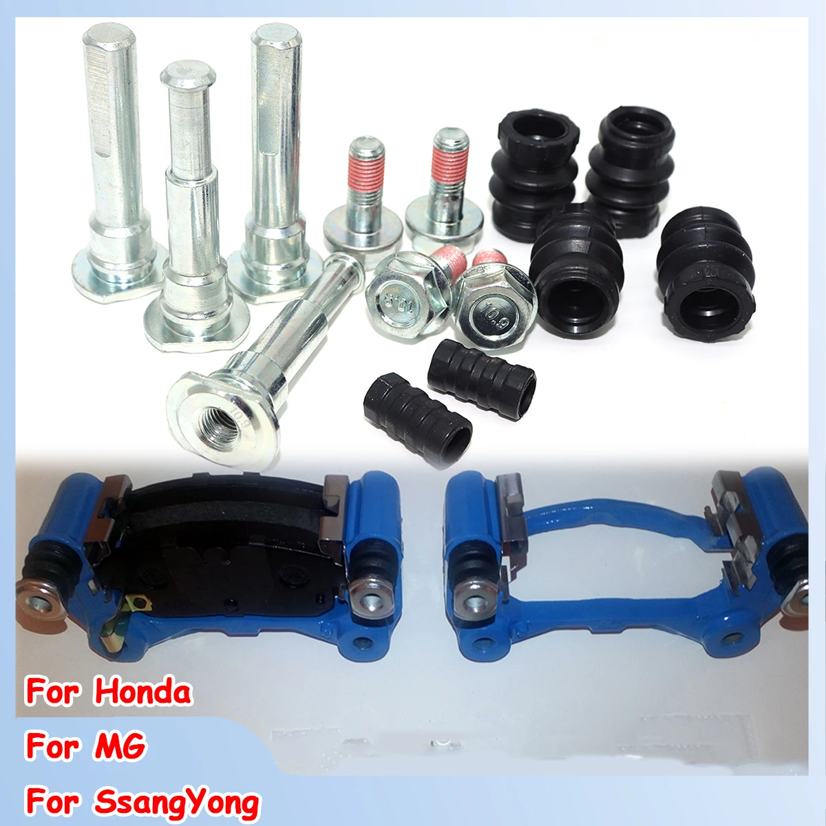 

Brake Caliper Cylinder Slider Guide Pin Bolts Bushing Boot Seal Kit For Honda LEGEND MG TF MGF RD Rover 800 XS SsangYong REXTON
