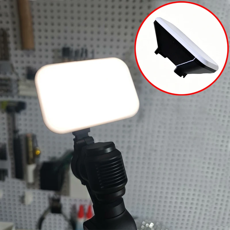 1PCS For DJI Osmo Pocket 4 Soft Light Diffuser 3D Printed Softbox Cover Detachable Diffusion Panel for Vlog Selfie Fill Lighting