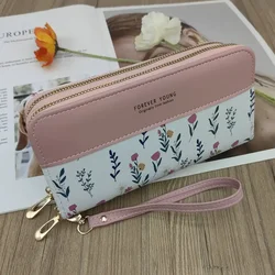 New Women's Wallet PU Leather  Made of Leather Women Purses Card Holder Foldable Portable Lady Coin Purses