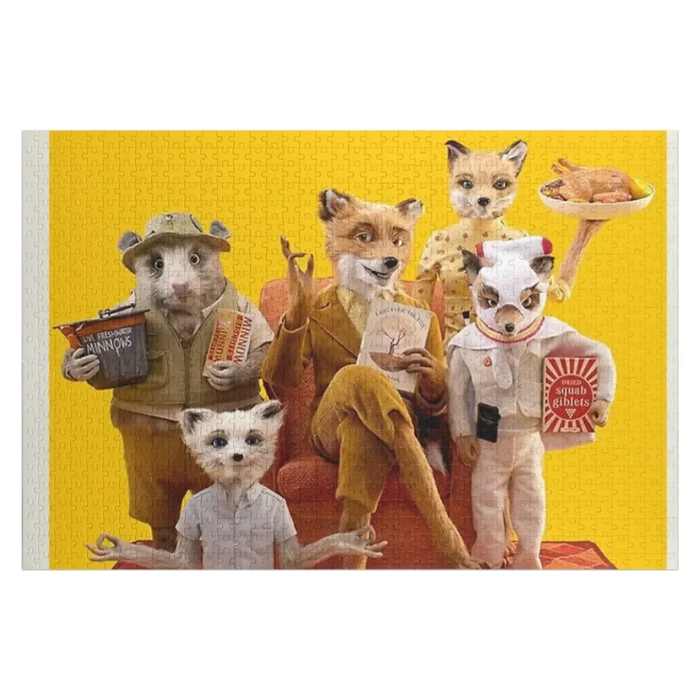 

Fantastic Mr Fox Wes Jigsaw Puzzle Custom With Photo Wood Animals Custom Wooden Gift Personalized Gifts Puzzle